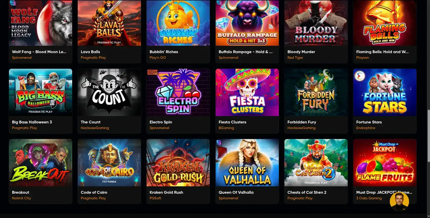 Интерфейс личного кабинета Кабура казино с бонусами